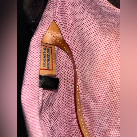 Dooney & Bourke Black Leather Grommet Shopper style - Picture 9 of 11